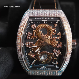 Franck muller vanguard v45 gold dragon diamond limited edition ref V45 sc dt stg ac 5n